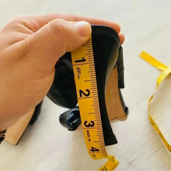 Free People Alohas Twist Strap Mule Sandals Black Size 38 NWOT $190 - Picture 7 of 16